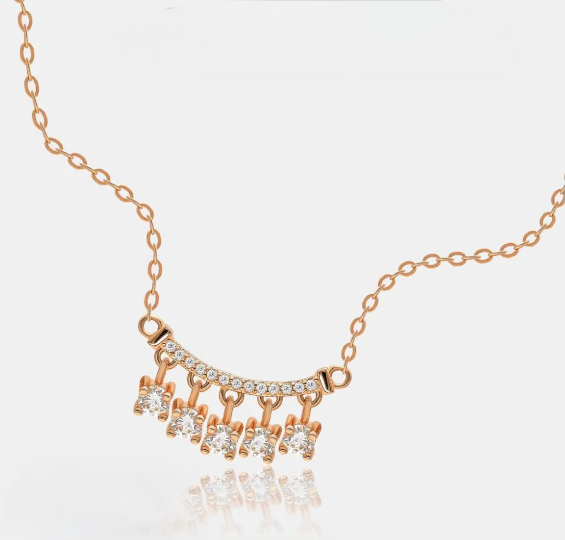 $99.99 ONLY
With GRA CERTIFICATE 
✨ Elevate your everyday look ✨
moissanite arc pendant necklace 💎
Minimal, classy, and guaranteed to sparkle in every light